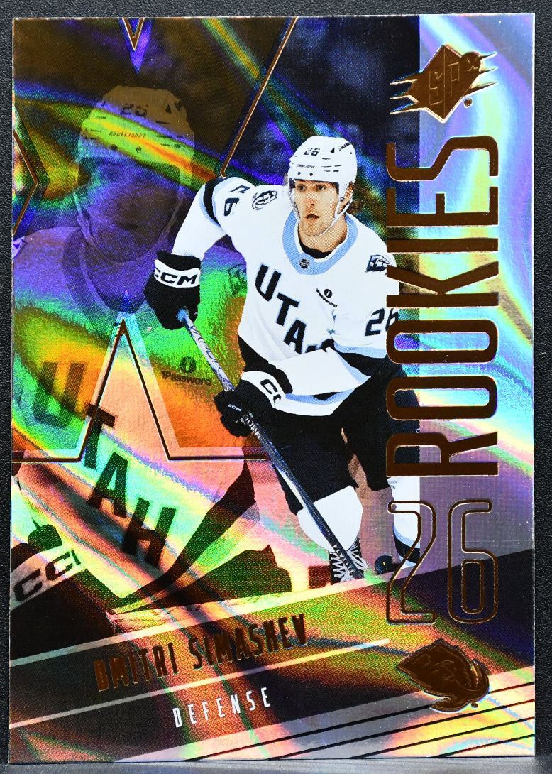 2025-26 SPx Rookies Dmitri Simashev 104 Utah Mammoth RC 6576