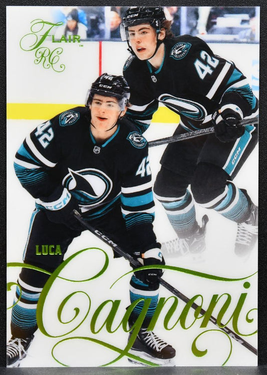 2025-26 Flair Image B Variant Luca Cagnoni 176 San Jose Sharks 254/349 4643