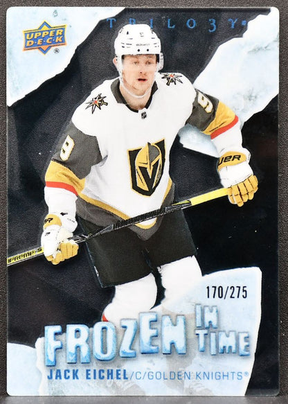 2022-23 UD Trilogy Frozen in Time Jack Eichel FT-JE Vegas Golden Knights 170/275 8549