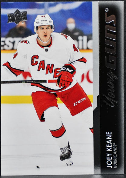 2021-22 Upper Deck Series 1 Young Guns Joey Keane 249 Hurricanes RC 6926
