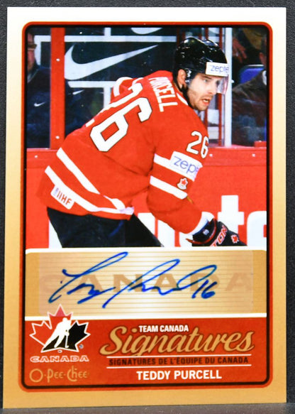 2014-15 O-Pee-Chee Team Canada Signatures Purcell TCS-TP Canada Auto 1024