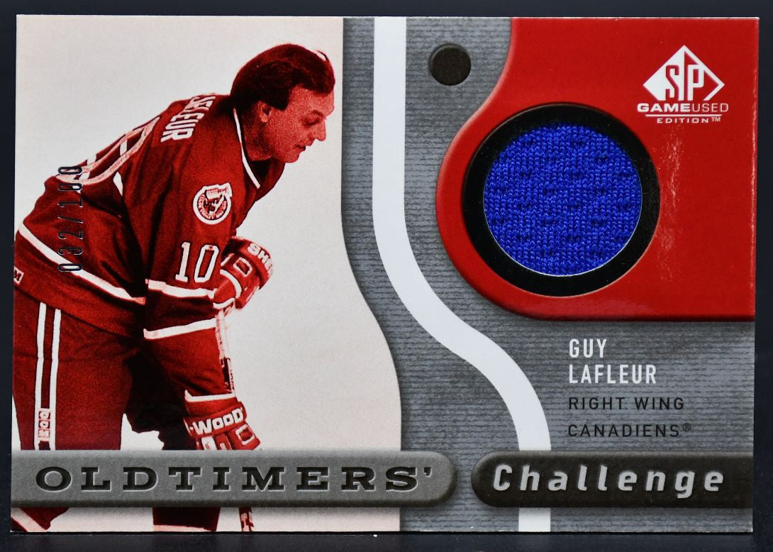 2005-06 SP Game Used Oldtimer's Challenge Jersey Lafleur Canadiens