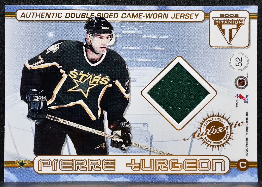 2001-02 Pacific Private Stock Titanium Double-Sideds Modano/Turgeon Jersey 2240