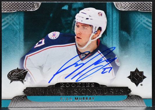 2013-14 UD Ultimate Collection Signatures Ryan Murray USR-RM Blue Jackets Auto