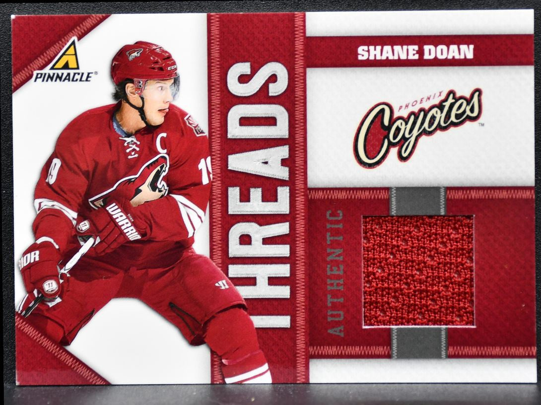 2010-11 Panini Pinnacle Threads Shane Doan SD Coyotes 365/499 Jersey 8396
