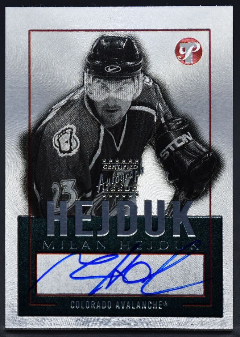 2003-04 Topps Pristine Milan Hejduk PE-MH Auto