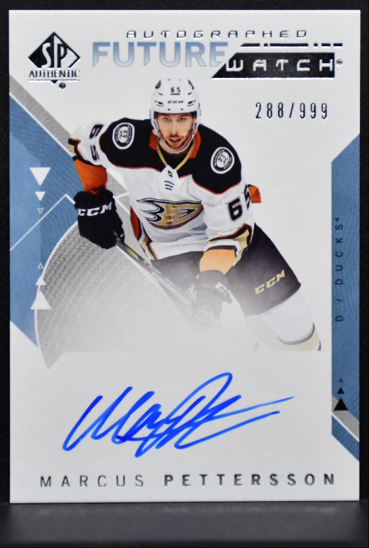 2018-19 SP Authentic FW Auto Inscriptions Pettersson RC Auto 288/999 0055