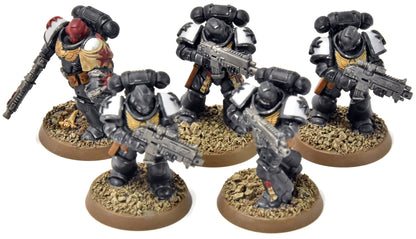 BLACK TEMPLARS 5 Intercessors #1 Warhammer 40K WELL PAINTED