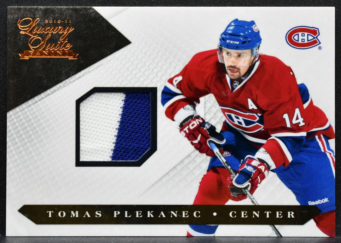 2010-11 Panini Luxury Suite Jersey Tomas Plekanec Canadiens 555/599 Jersey 9257