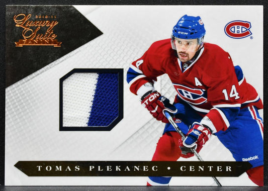2010-11 Panini Luxury Suite Jersey Tomas Plekanec Canadiens 555/599 Jersey 9257