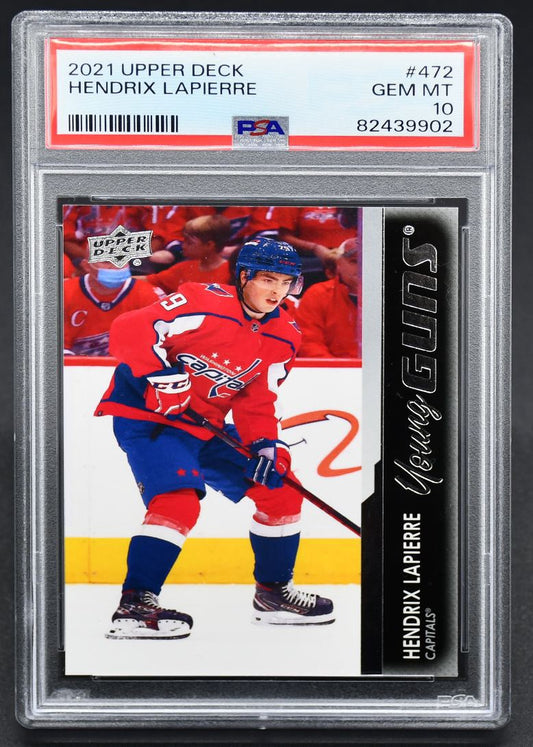 2021-22 UD Series 2 Young Guns Hendrix Lapierre 472 RC #2