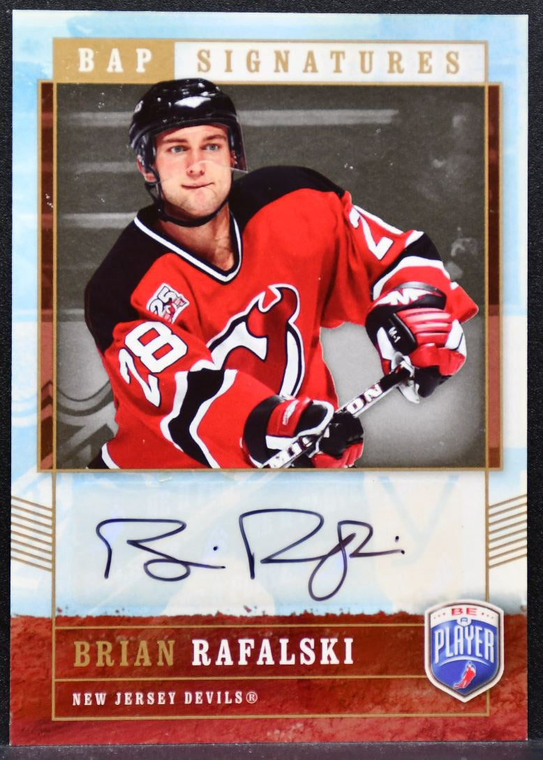 2006-07 Upper Deck Be A Player Signatures Brian Rafalski RA Devils Auto 6853