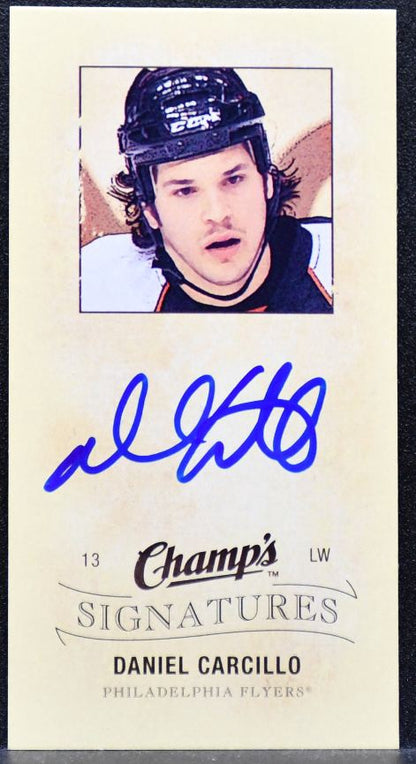 2009-10 Upper Deck Champ's Signatures Daniel Carcillo CS-DC Flyers Auto 6624