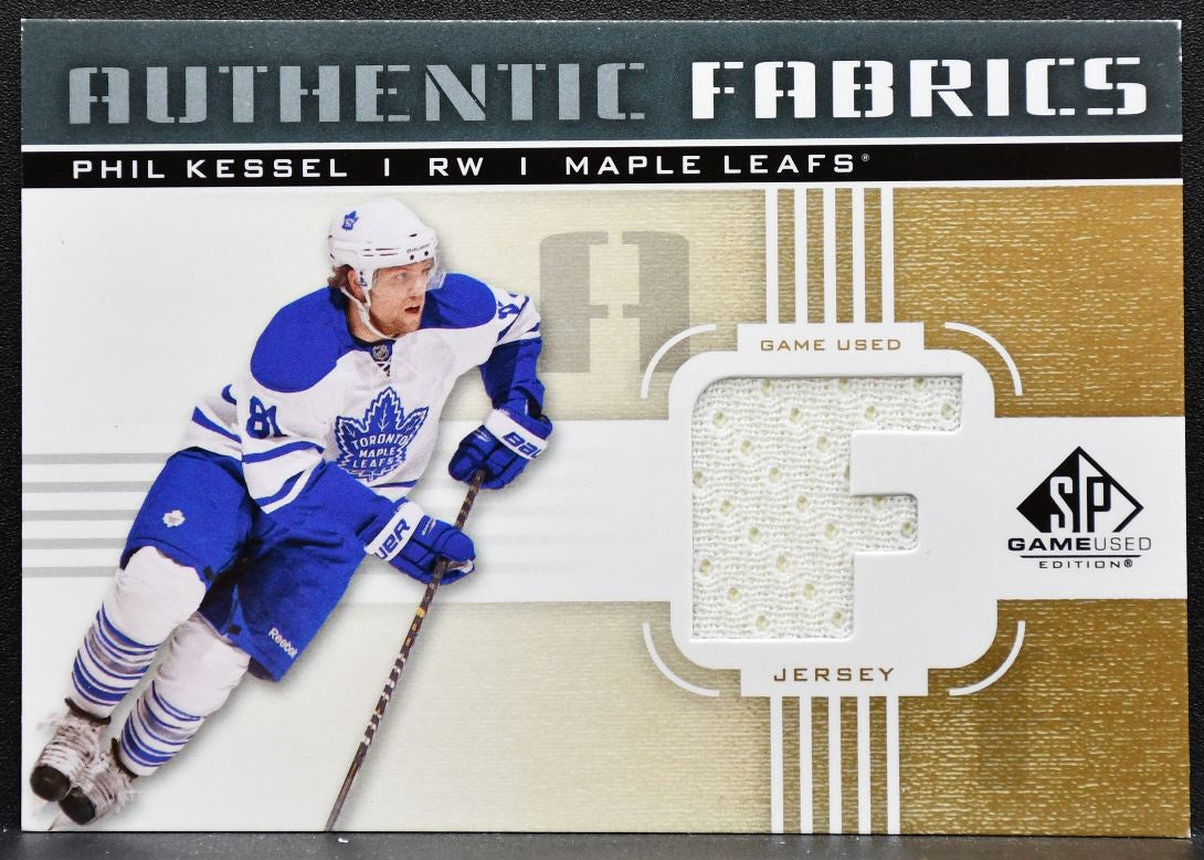 2011-12 SP Game Used Authentic Fabrics Phil Kessel AF-KE Maple Leafs Jersey 5529