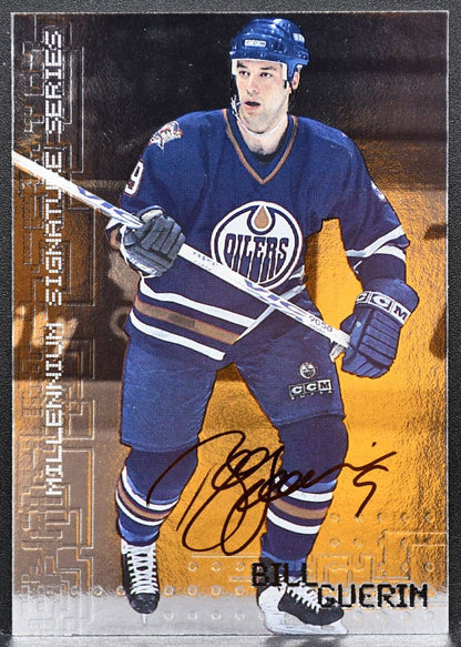1999-100 Be A Player Millenium Auto Series Auto Bill Guerin 6 Bruins Auto 8881
