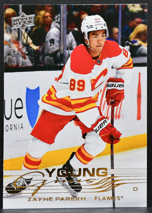 2025-26 Upper Deck Series 1 Young Guns Zayne Parekh 236 Calgary Flames RC 1808