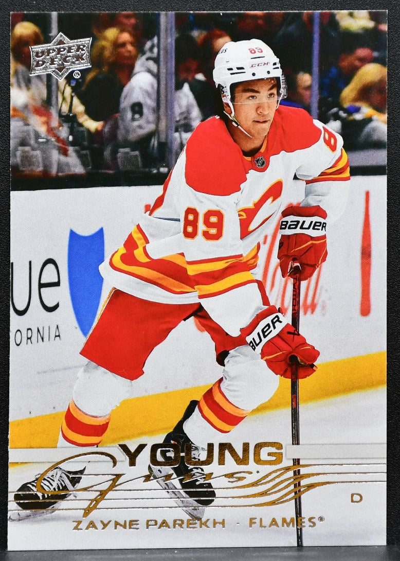 2025-26 Upper Deck Series 1 Young Guns Zayne Parekh 236 Calgary Flames RC 1808
