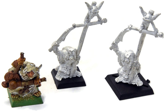 SKAVEN Plague Monk Standard & Musician #1 METAL Warhammer Fantasy