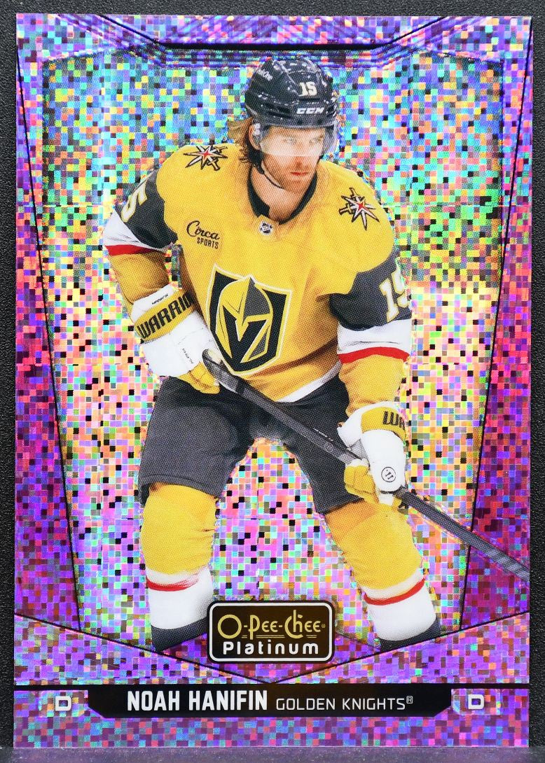 2024-25 O-Pee-Chee Platinum Violet Pixels Noah Hanifin 95 Golden Knights 1563