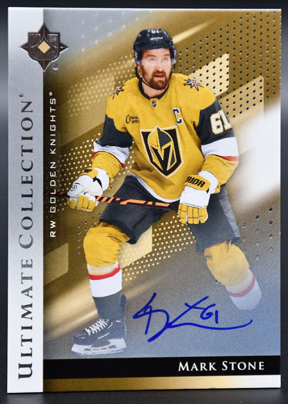 2024-25 UD Ultimate Collection Mark Stone 38 Vegas Golden Knights Auto