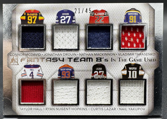 2015-16 Team 8's McDAvid / Drouin / Mackinnon / Tarasenko /45 Jersey
