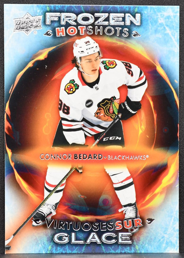 2024-25 UD Tim Hortons Frozen HotShots Connor Bedard FH-5 Chicago Blackhawks 7702
