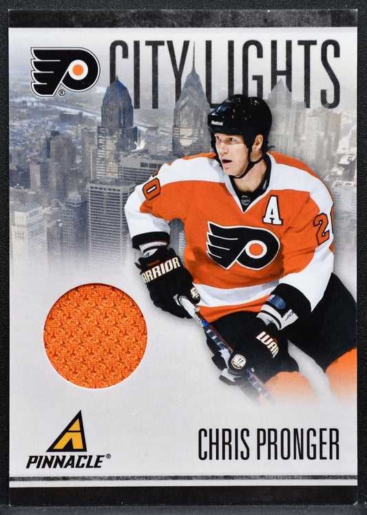 2010-11 Panini Pinnacle City Lights Materials Chris Pronger Flyers Jersey 5494