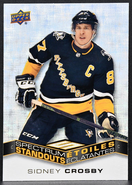 2022-23 UD Tim Hortons Spectrum Standouts Sidney Crosby C-1 Pittsburgh Penguins 8839