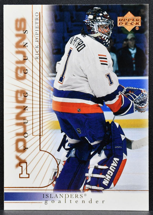 2000-01 Upper Deck Young Guns Rick DiPietro 411 New York Islanders RC 5855