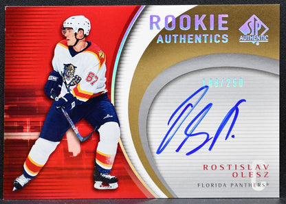 2005-06 SP Authentic Rookie Authentics Auto Olesz Panthers RC Auto 148/250 9022