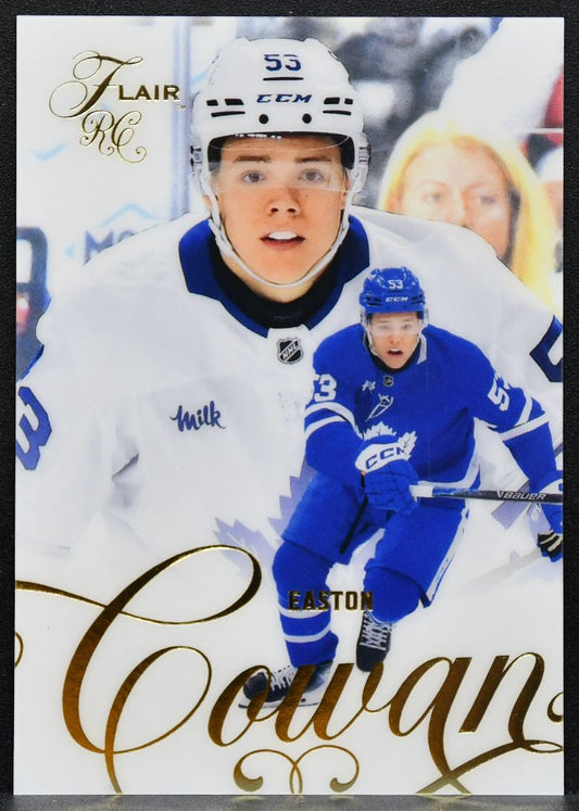 2025-26 Flair Rookie Easton Cowan 198 Toronto Maple Leafs RC 3813
