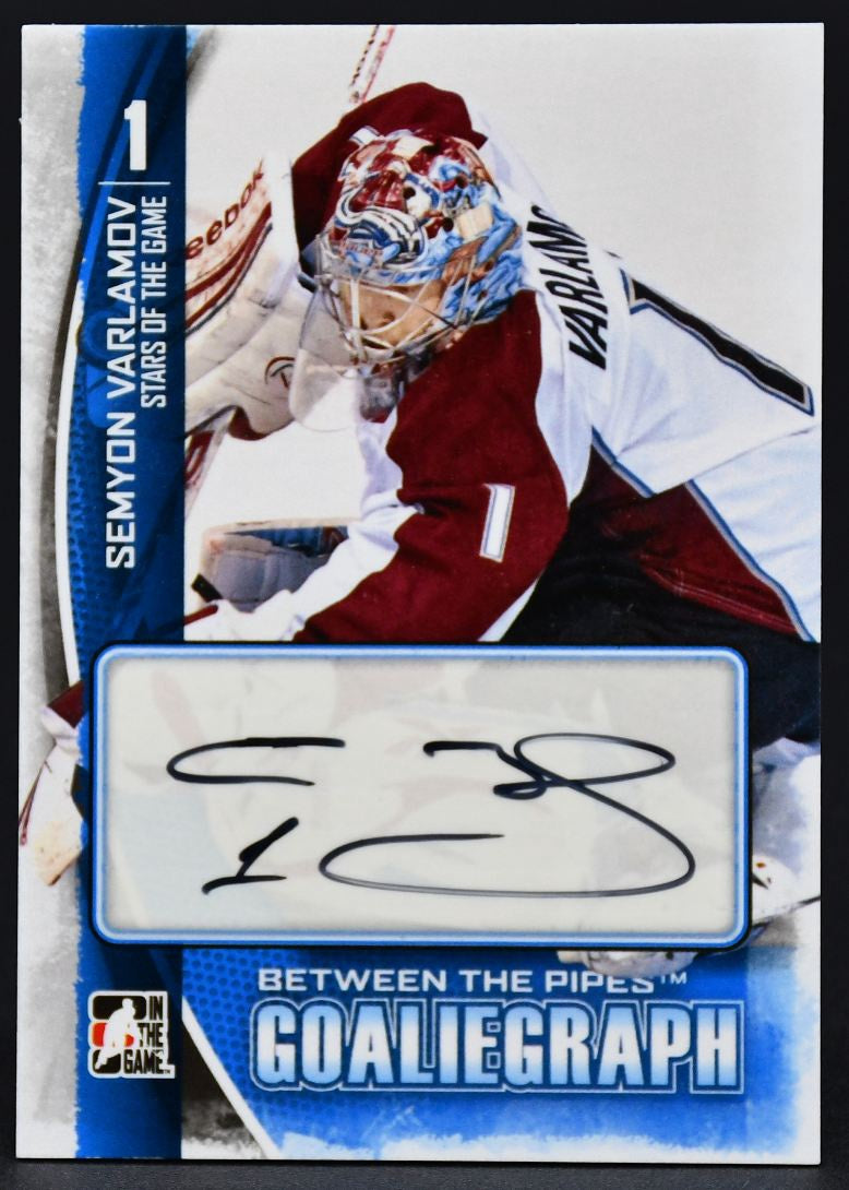 2013-14 In The Game Between the Pipes Goaliegraphs Semyon Varlamov A-SV Auto