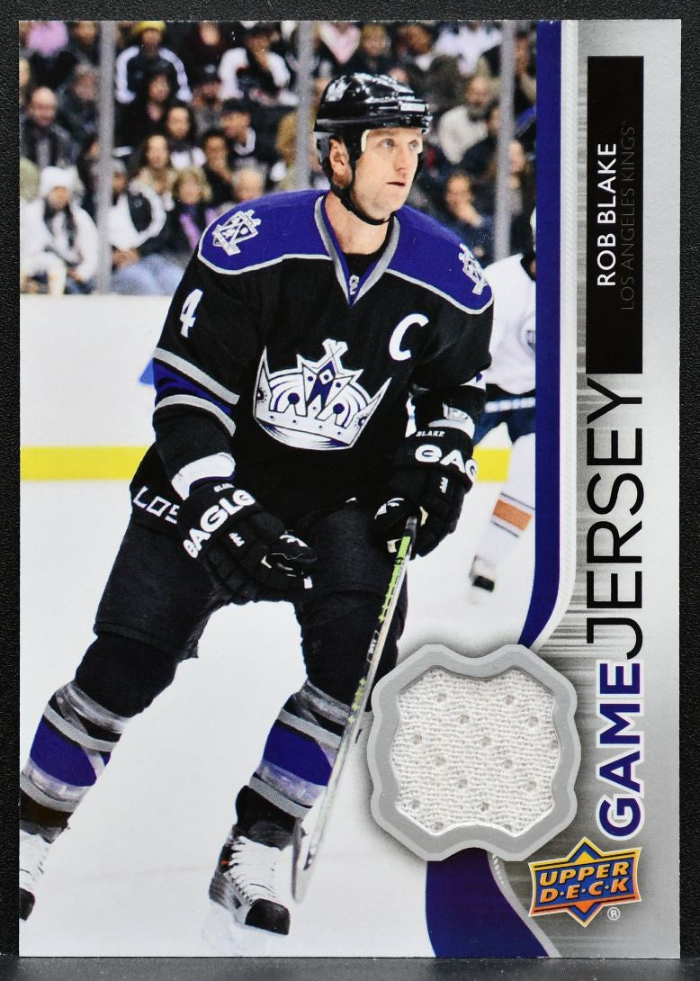 2014-15 Upper Deck Series 2 Game Jerseys Rob Blake GJ-BL Kings Jersey 4997