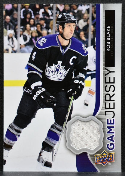 2014-15 Upper Deck Series 2 Game Jerseys Rob Blake GJ-BL Kings Jersey 4997