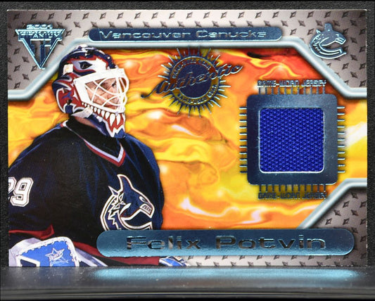 2000-01 Pacific Private Stock Titanium Jersey Potvin Jersey 5167
