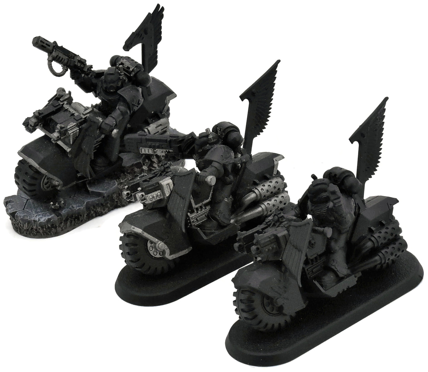 DARK ANGELS 3 Ravenwing Bike Squadron #4 Warhammer 40K 1934