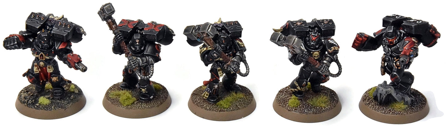 BLOOD ANGELS 5 Death Company With Jump Pack #16 PRO PAINTED Warhammer 40K