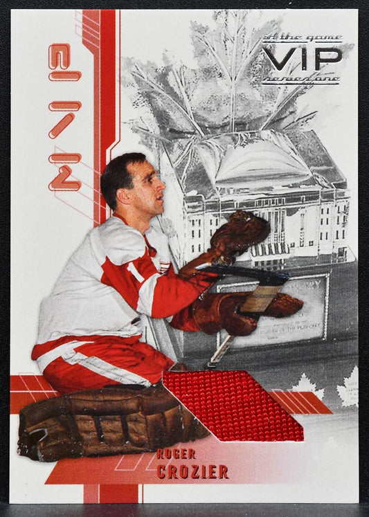 2003-04 In The Game VIP MVP Roger Crozier MVP-13 Detroit Red Wings Jersey 1151