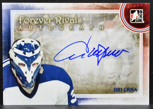 2012-13 In The Game Forever Rivals Autographs Jiri Crha Maple Leafs Auto 6937