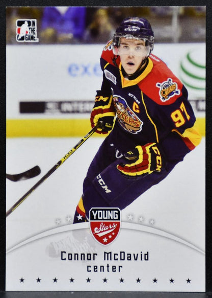 2014-15 Leaf In The Game CHL Young Stars Connor McDavid 21 Erie Otters 8161
