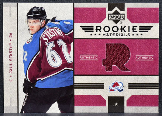 2006-07 Upper Deck Series 2 Rookie Materials Paul Stastny RM-PS RC Jersey 7954