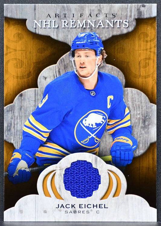 2021-22 UD Artifacts NHL Remnants Jack Eichel NR-JE Buffalo Sabres Jersey 2974