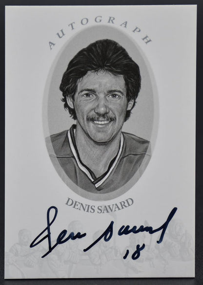 2010-11 In The Game Decades 1980s Denis Savard A-DSA Auto