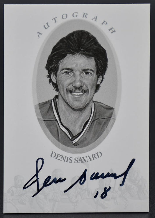 2010-11 In The Game Decades 1980s Denis Savard A-DSA Auto