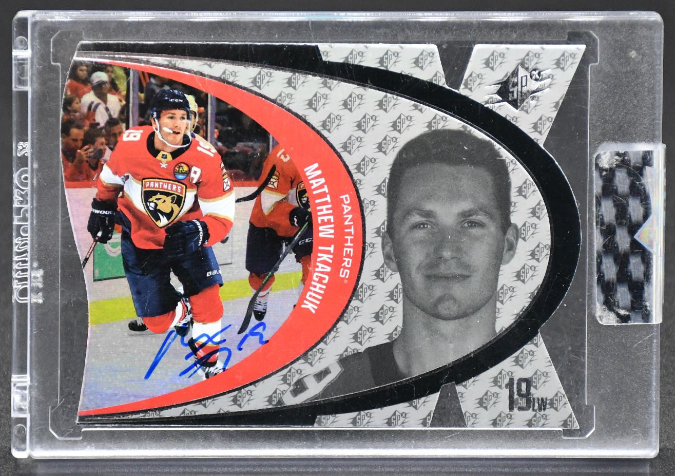 2022-23 UD Clear Cut SPx Auto Matthew Tkachuk SVV-MT Florida Panthers Auto