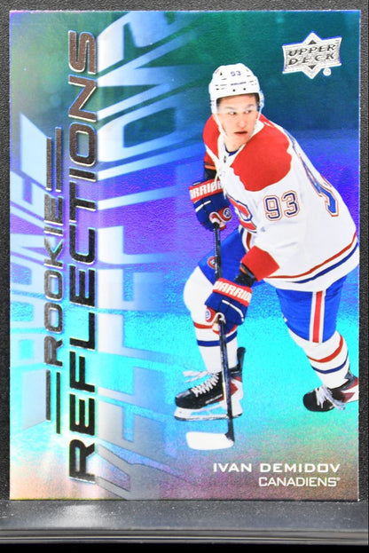 2025-26 UD Extended Series Rookie Reflections Ivan Demidov Canadiens RC 9416