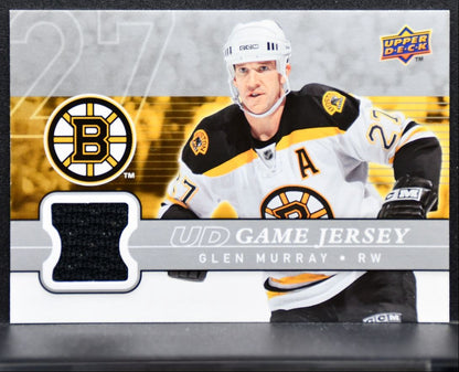 2008-09 Upper Deck Series 1 UD Game Jersey Glen Murray GJ-GM Bruins Jersey 5050