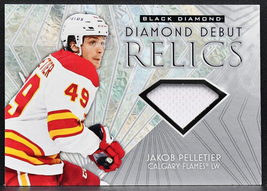 2023-24 Upper Deck Black Diamond Debut Relics Jakob Pelletier RC Jersey 8692