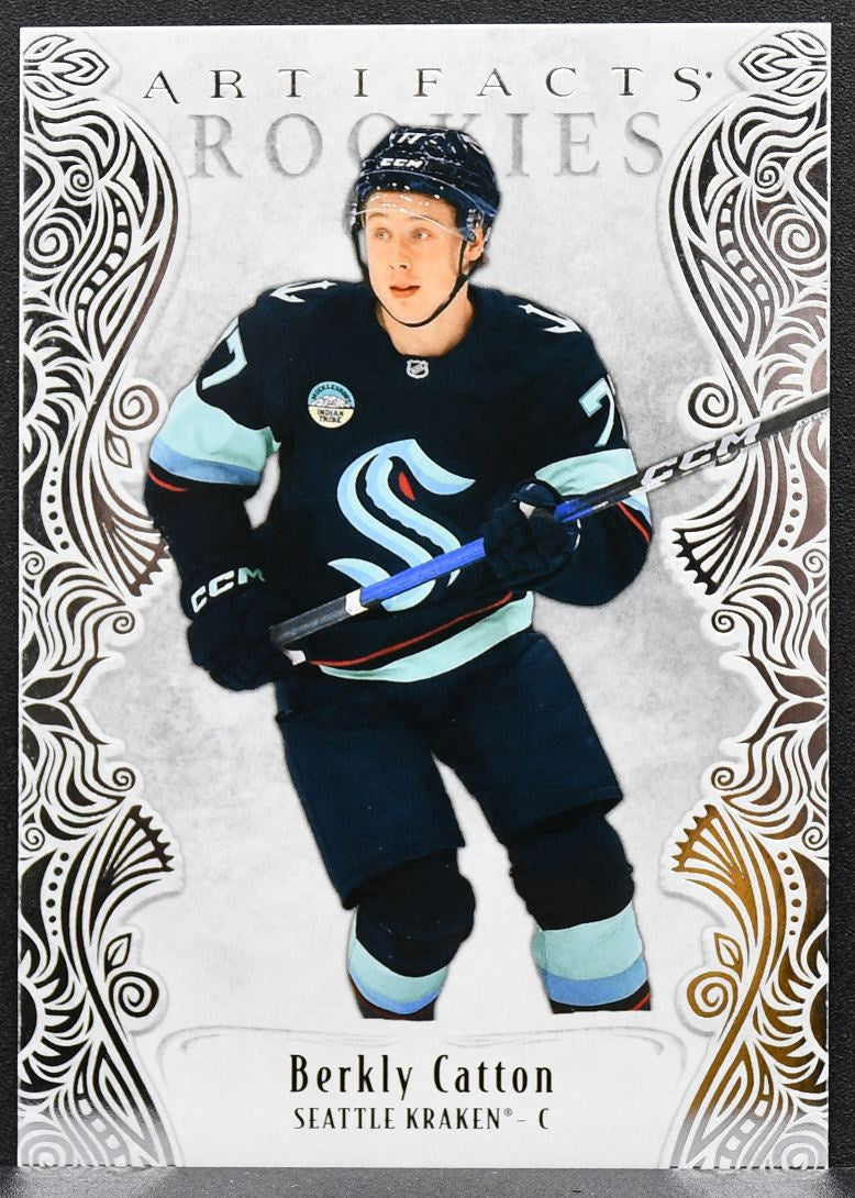 2025-26 Upper Deck Artifacts Rookies Berkly Catton 224 RC 699/999 6599