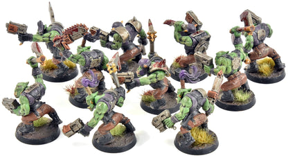 ORKS 10 Boyz #20 WELL PAINTED Warhammer 40K